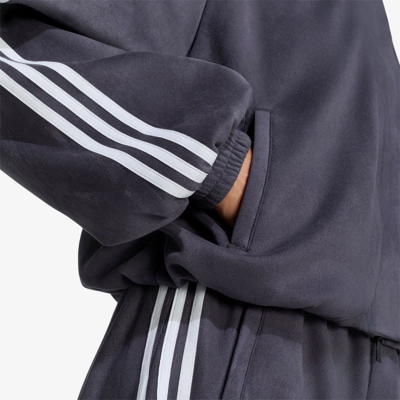 adidas Adilenium Season 6 Faux Suede Track Top Black