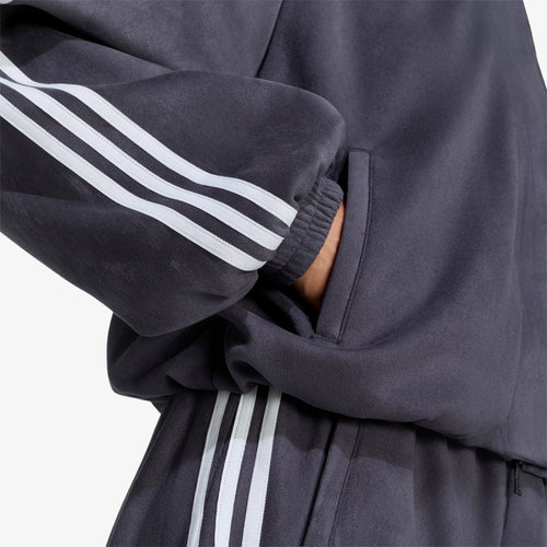 adidas Adilenium Season 6 Faux Suede Track Top Black