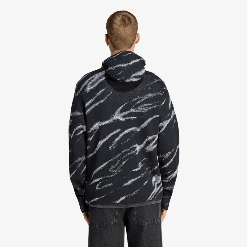 adidas Adilenium 6 Knitted Hoodie Black/ Grey Three