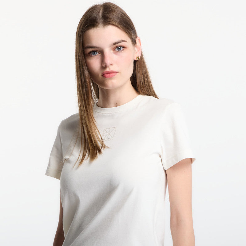 Calvin Klein Ss 20S Jersey Emblem Crew Tee Tofu