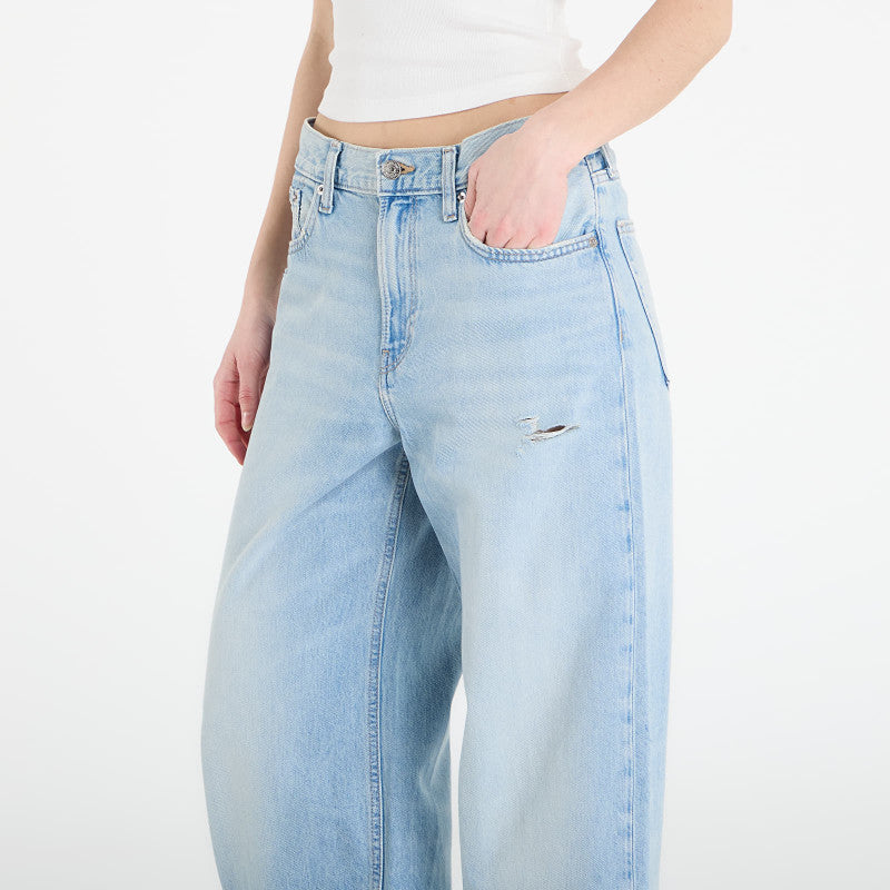 Jeansy Calvin Klein Jeans Low Rise Baggy Ramshead Blue