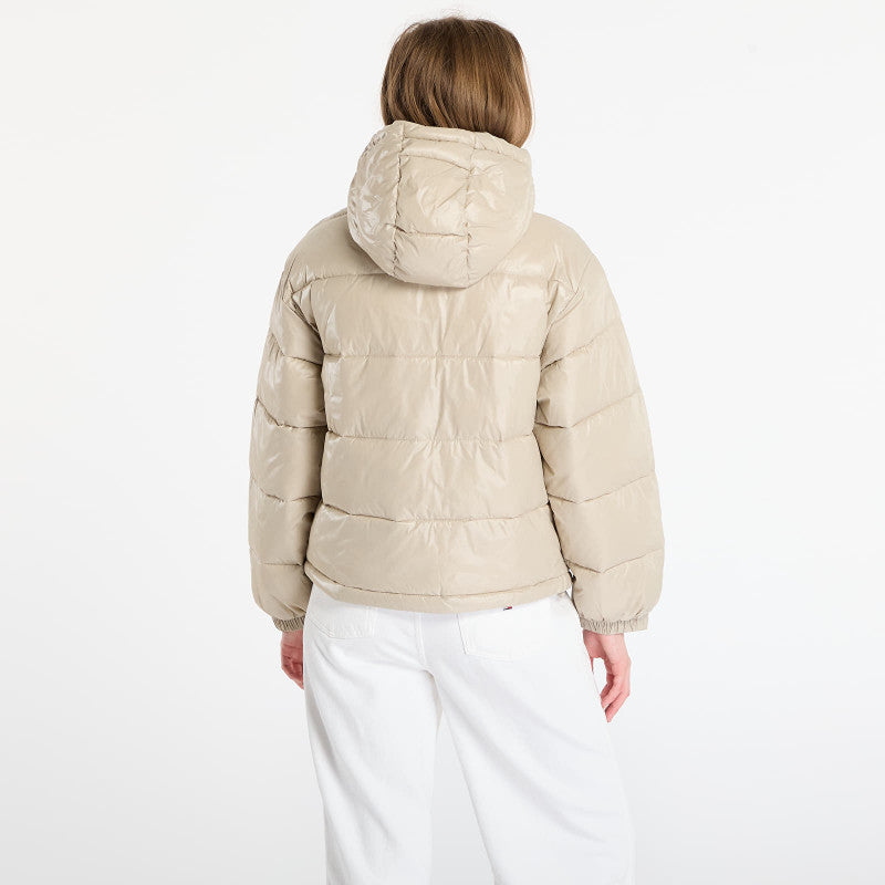 Calvin Klein Jeans Shine Puffer Jacket Brown