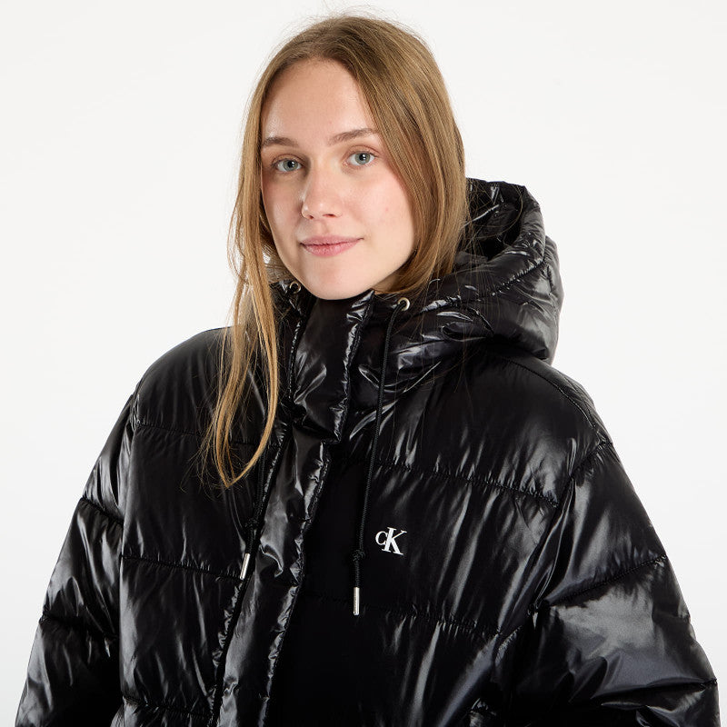 Calvin Klein Jeans Shine Puffer Jacket Black
