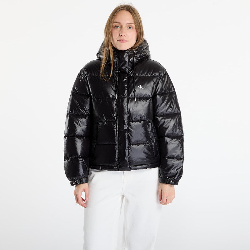 Calvin Klein Jeans Shine Puffer Jacket Black