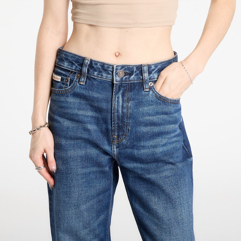 Jeansy Calvin Klein Jeans Signature 90S Straight Jeans Blue