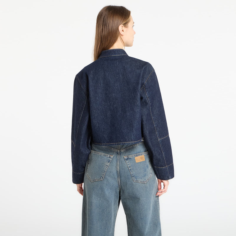 Calvin Klein Jeans Zip Denim Jacket Blue