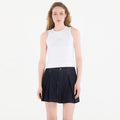 Calvin Klein Jeans Sl 2X2 Baby Rib Logo Crew Tank Bright White