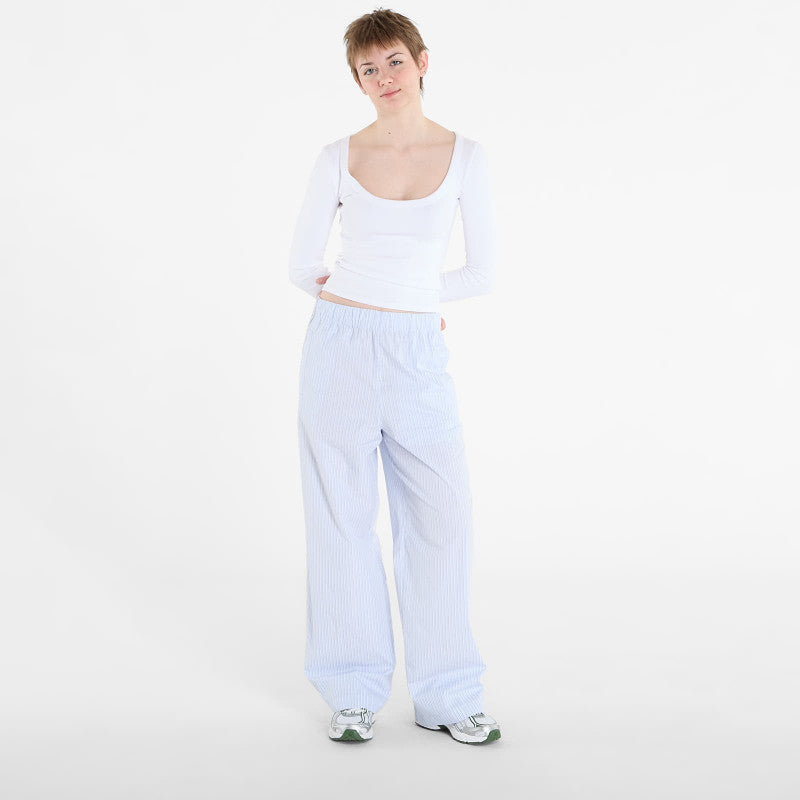 Calvin Klein Jeans Poplin Ewaist Pull O Pants Blue