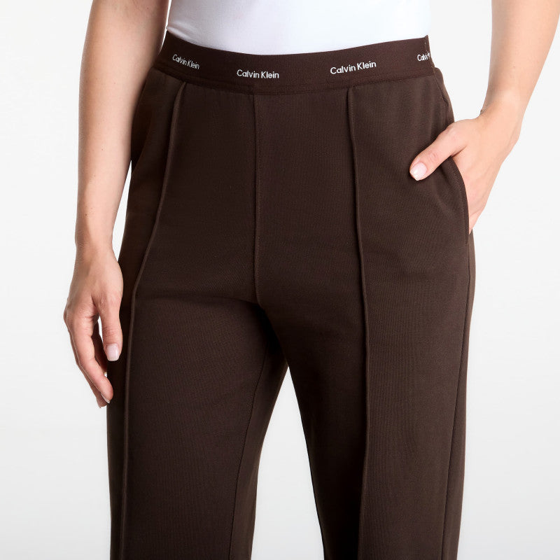 Calvin Klein Jeans Terry Logo Waistband Track Pant Dark Coffee