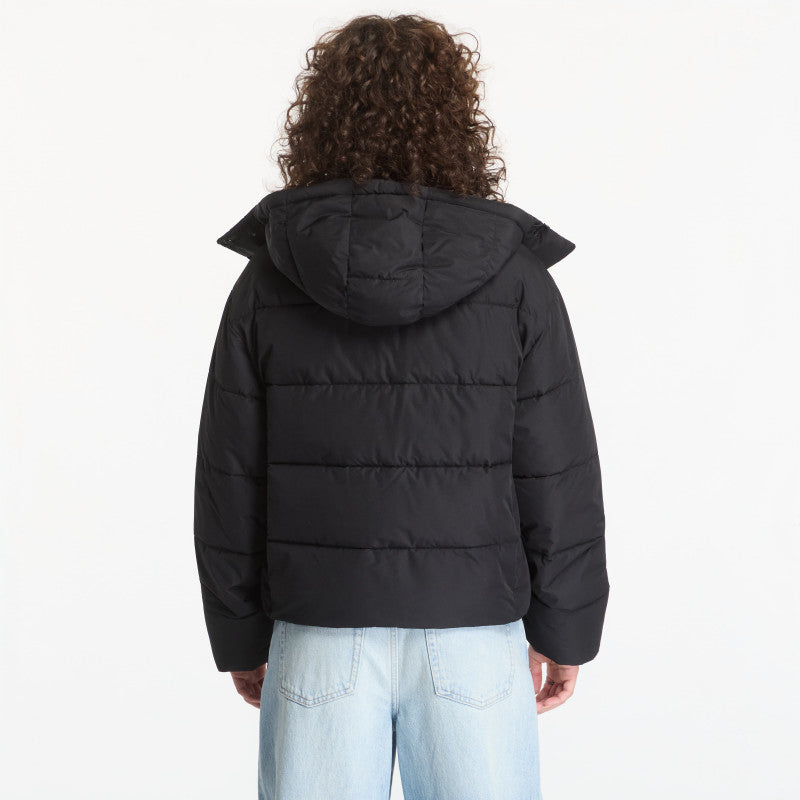 Calvin Klein Jeans Matte Mw Short Puffe Black
