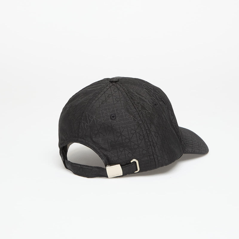 Calvin Klein Emblem Ripstop Baseball Cap Black