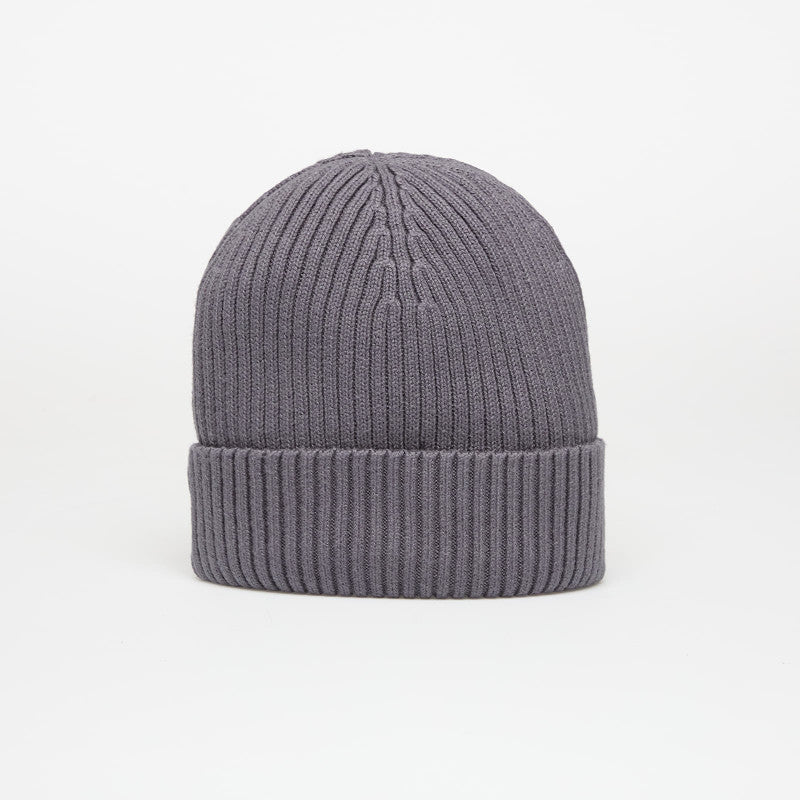 Calvin Klein Patch Chunky Rib Cot Hat Grey