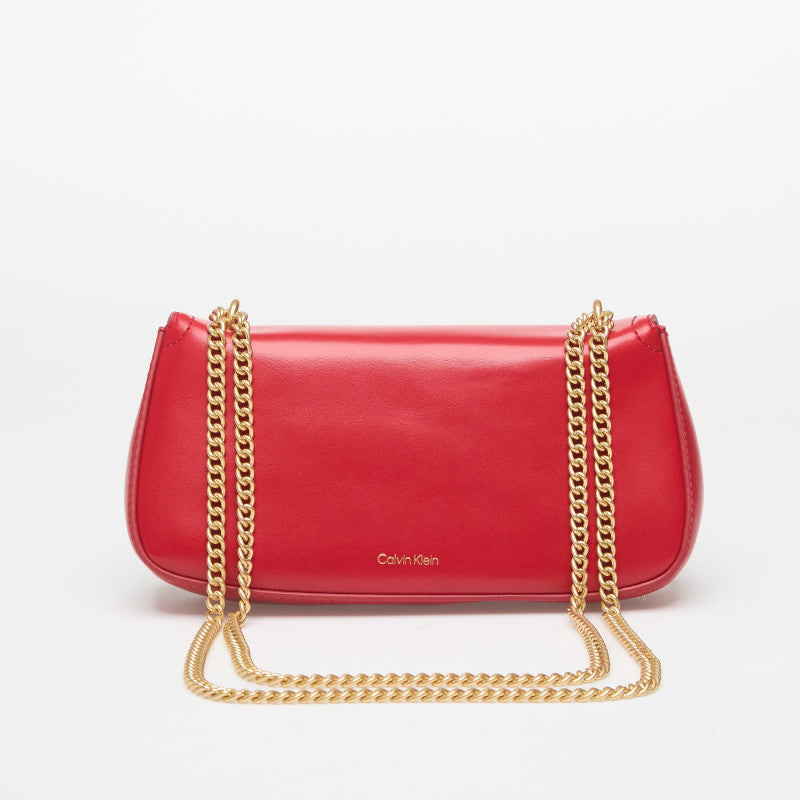 Calvin Klein Ck Convertible Chain Small Bag Bordeaux Wine