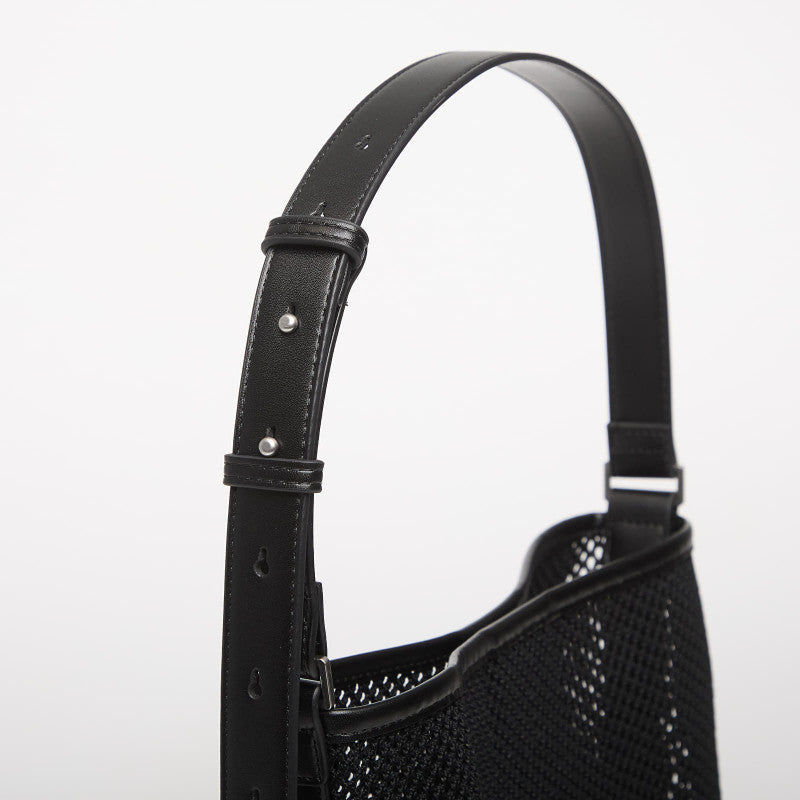 Calvin Klein Emblem Mesh Bucket Black
