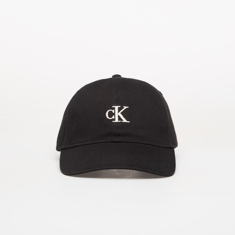 Calvin Klein Monogram Embroidery Cap Black