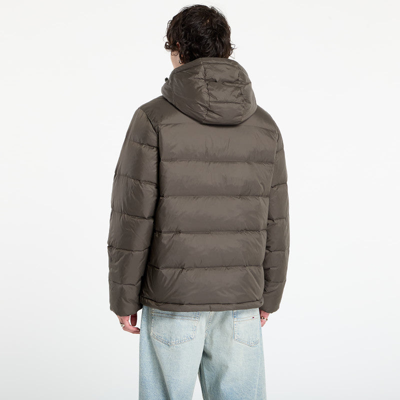 puchowa Calvin Klein Jeans Ls Nylon Zip Off Hooded Jacket Grey