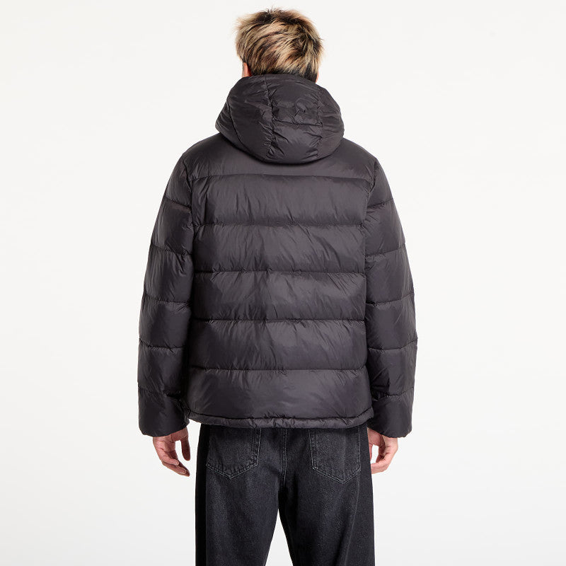 puchowa Calvin Klein Jeans Ls Nylon Zip Off Hooded Jacket Black