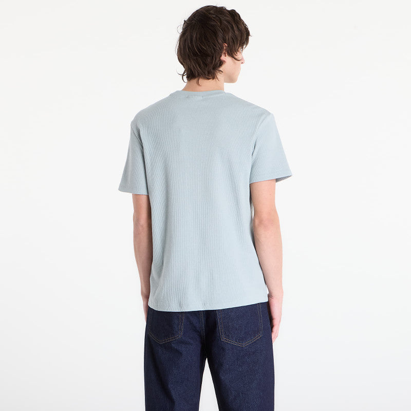 Calvin Klein Jeans Ss Waffle Badge Crew Tee Gray
