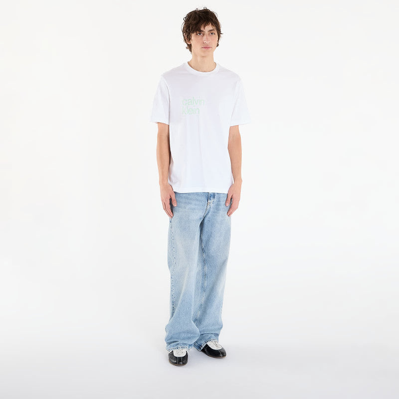 Calvin Klein Jeans Ss 20S Io Ck Graphic Tee White