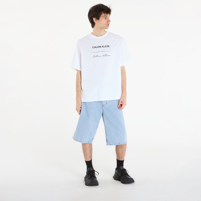Calvin Klein Jeans 16S April Graphic Se Tee White