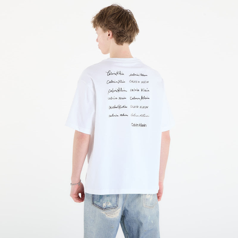 Calvin Klein Jeans 16S April Graphic Se Tee White