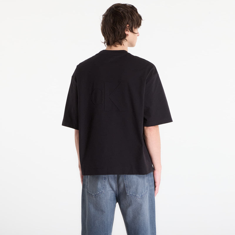 Calvin Klein Jeans Ss Relaxed Cooling Piqu Tee Black