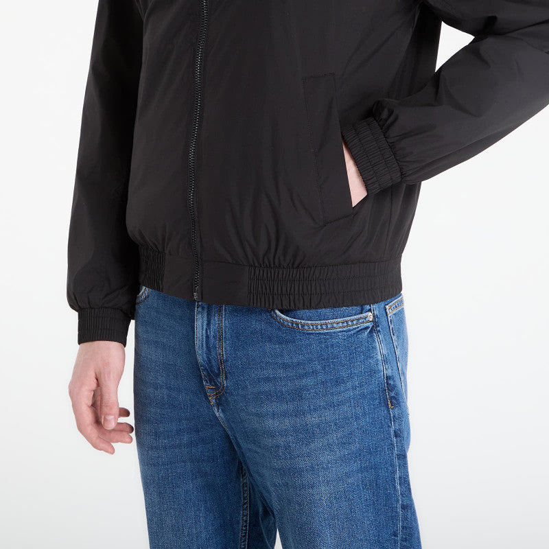 Calvin Klein Jeans Ls Unfilled Nylon Harrington Jacket Black
