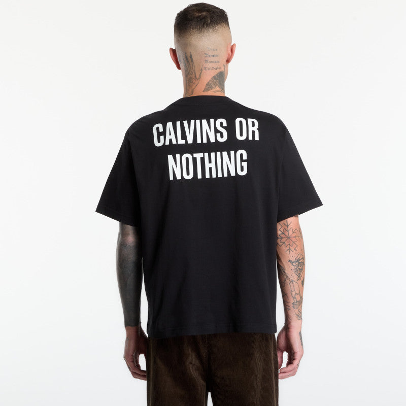 Calvin Klein Jeans Ss Rlx 20s Calvin Or Black
