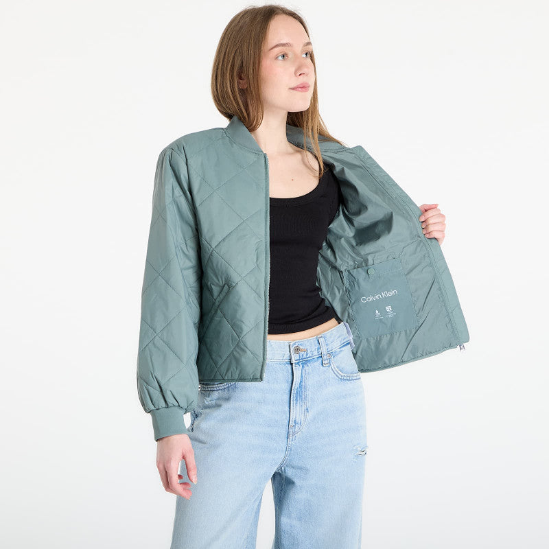 Calvin Klein Jeans Lightweight Quilted Jacket Grey