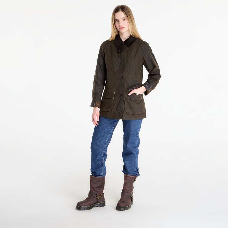 Barbour Classic Beadnell Wax Jacket Olive