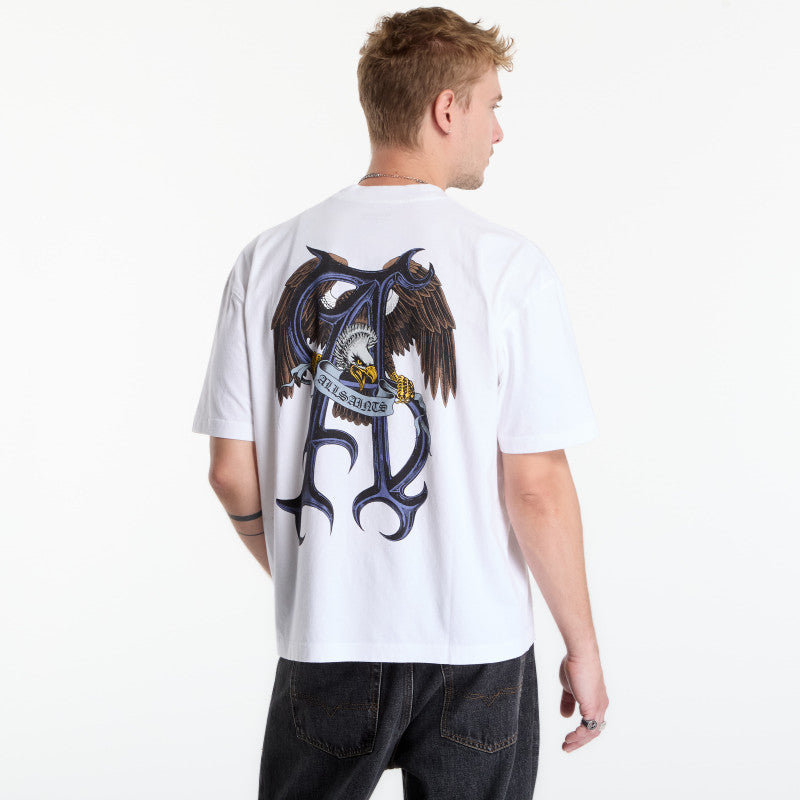 AllSaints Raptour Ss Crew Optic White