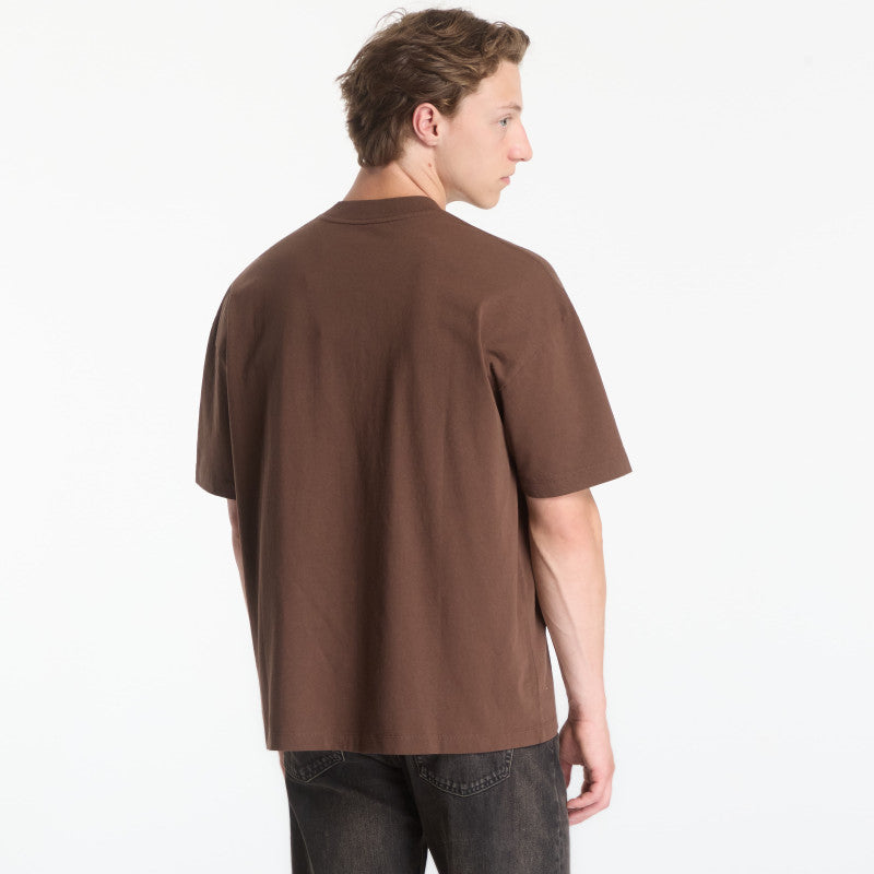 AllSaints Xander Ss Crew Bitter Brown