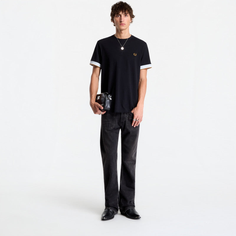 FRED PERRY Twin Tipped Cuff Black