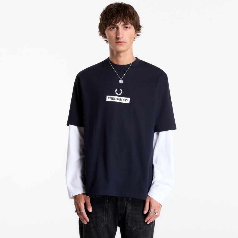 FRED PERRY Fred Perry Graphic Navy