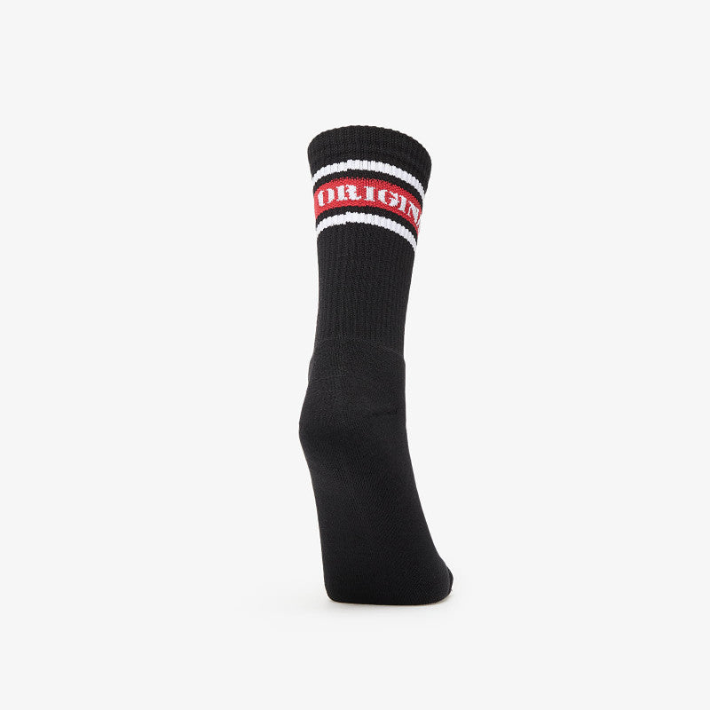 Guess Originals Stripe Loguess Socks Black