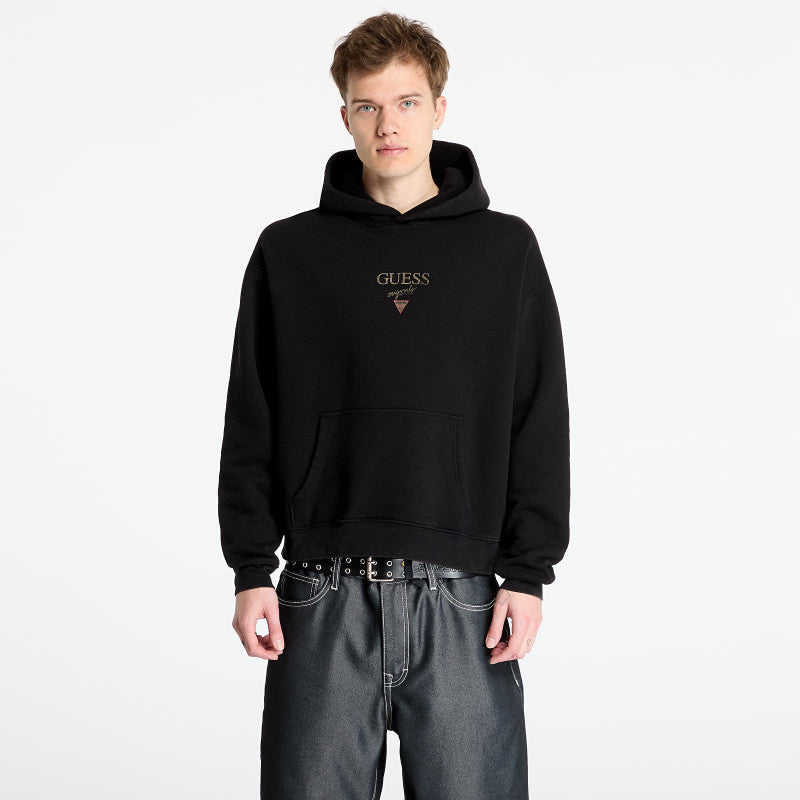 Guess Originals Baker LoGuess Originals Hoodie Jet Black Multi