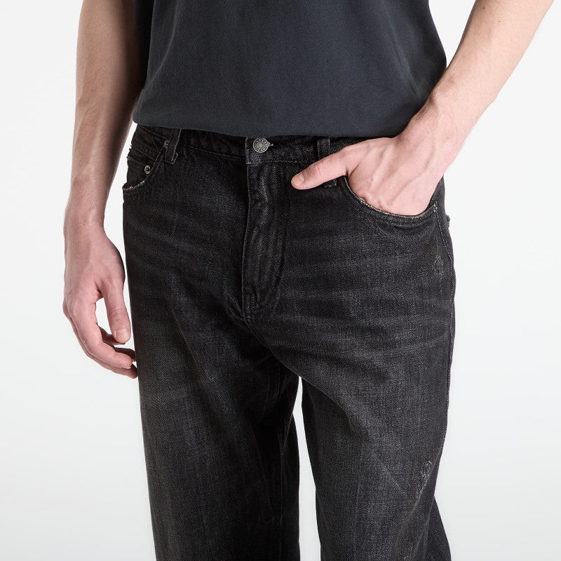 Jeansy Guess Jeans Relaxed Straight Black