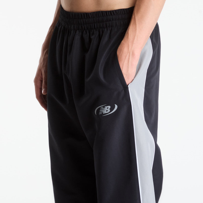 New Balance Trackside Woven Pant Black/ Slate Grey