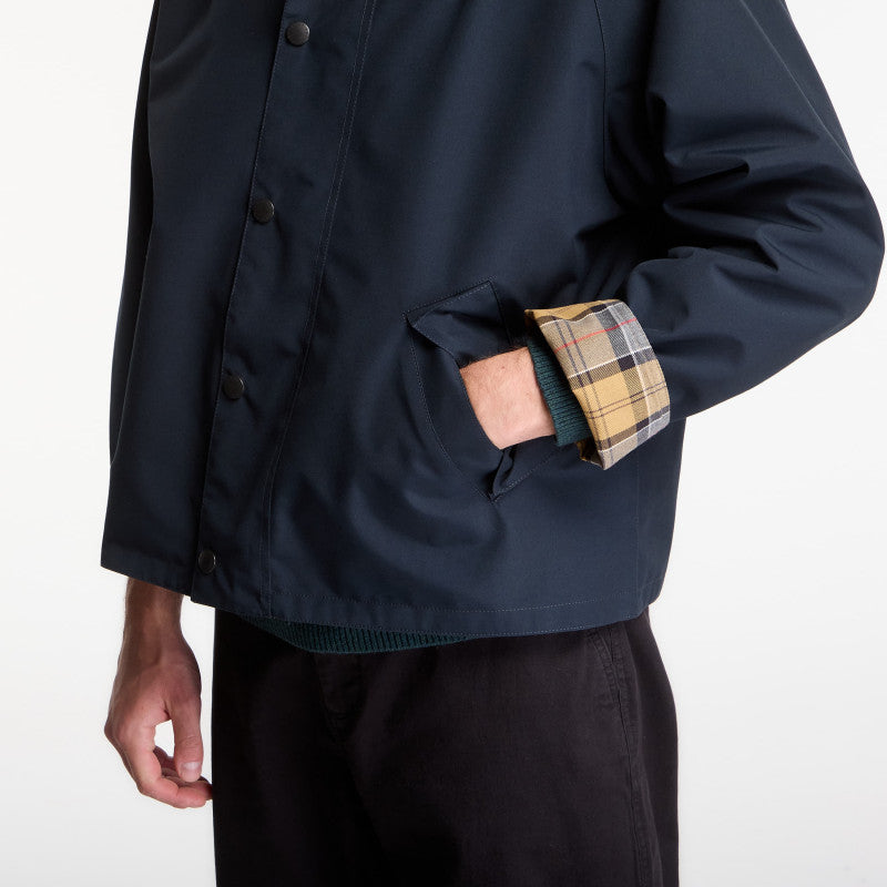 Barbour Oversized Reversible Transporter Jacket Navy