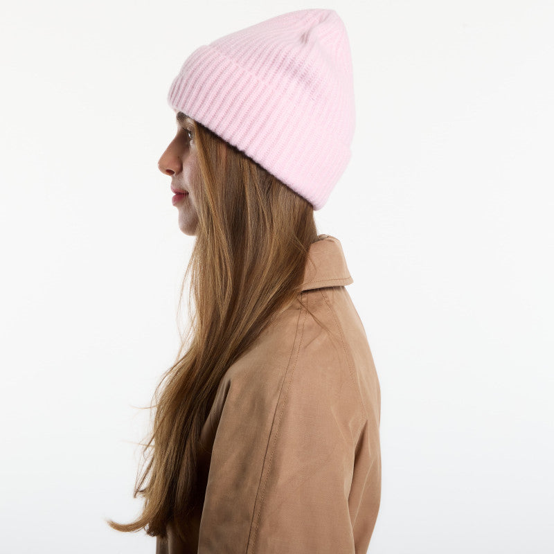 MC2 Saint Barth Moss Wool Beanie Pink