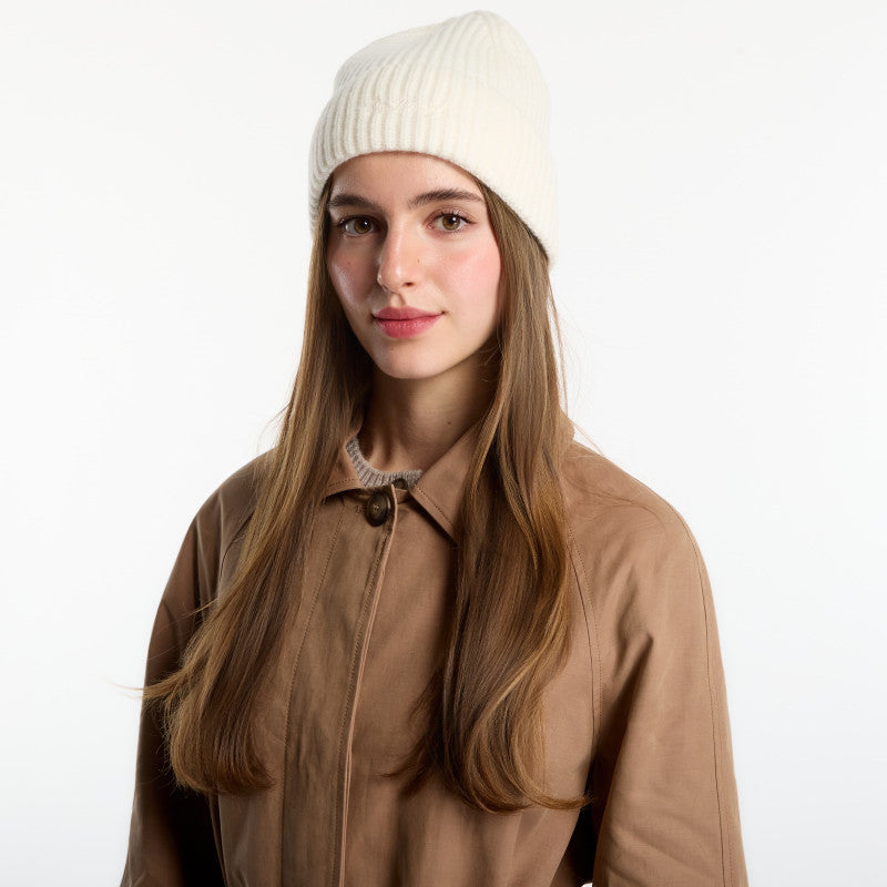 MC2 Saint Barth Moss Wool Beanie Off White