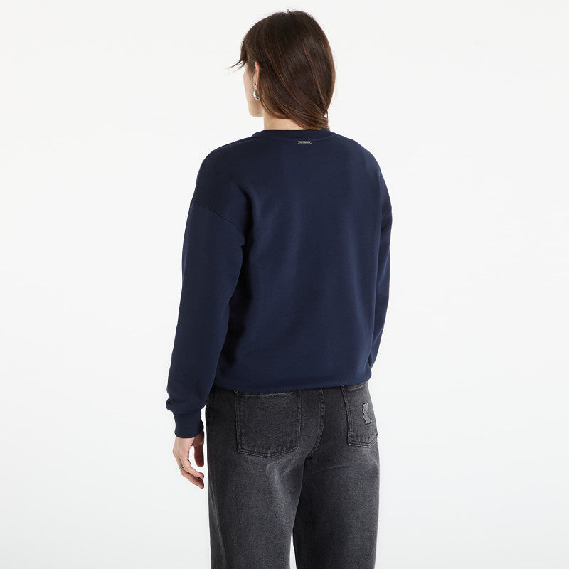 Michael Kors Mk Shdw Embssed Logo Crew Midnight Blue