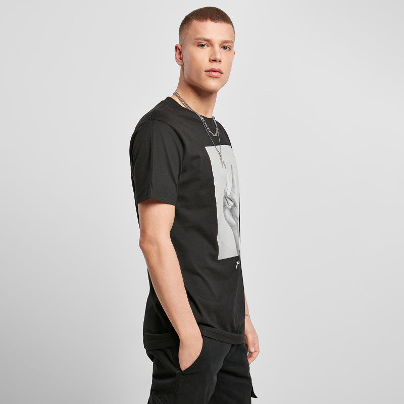 Urban Classics Peace Sign Tee Black
