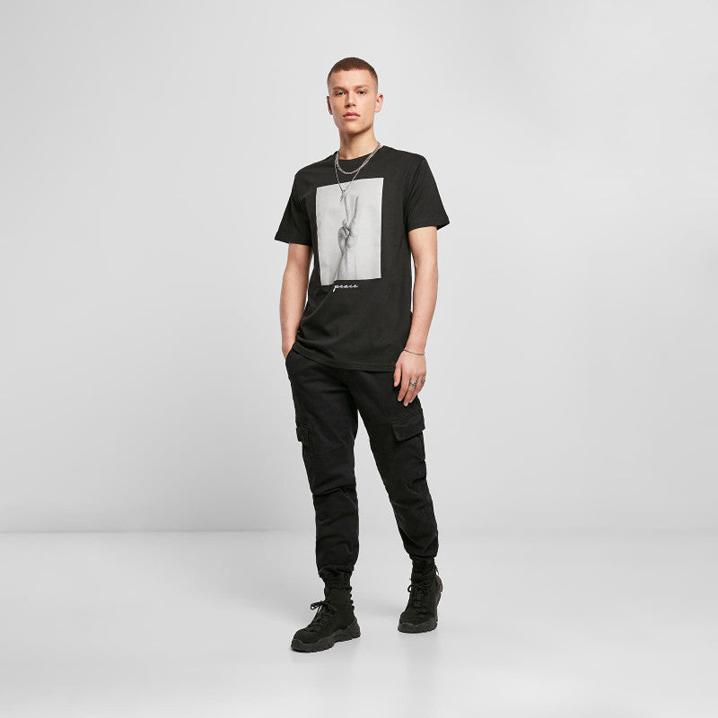 Urban Classics Peace Sign Tee Black