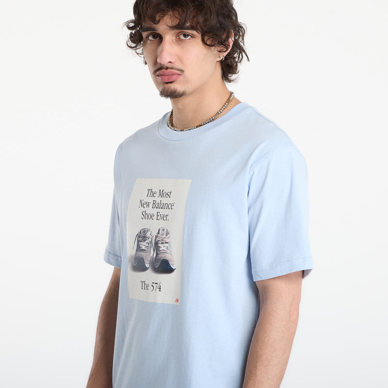 New Balance 574 Ad T-Shirt Oxford Blue