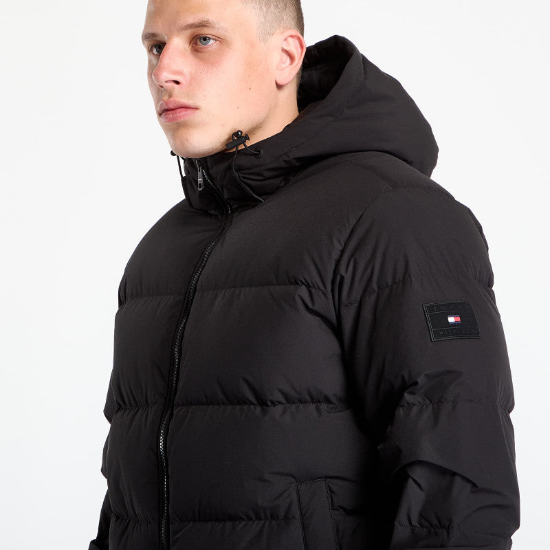 Tommy Hilfiger Down Hooded Puffer Jacket Black