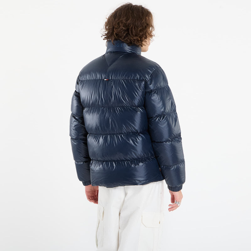 Tommy Hilfiger Shiny Down Stand Puffer Dark Night Navy