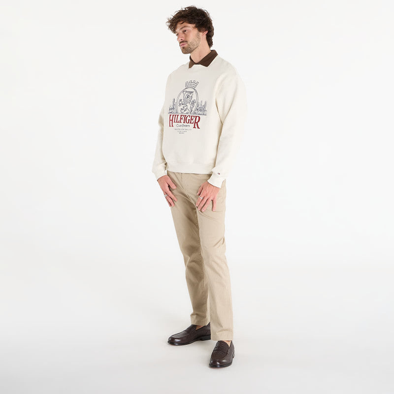Tommy Hilfiger Heritage Series Crest Sweatshirt Ivory Petal
