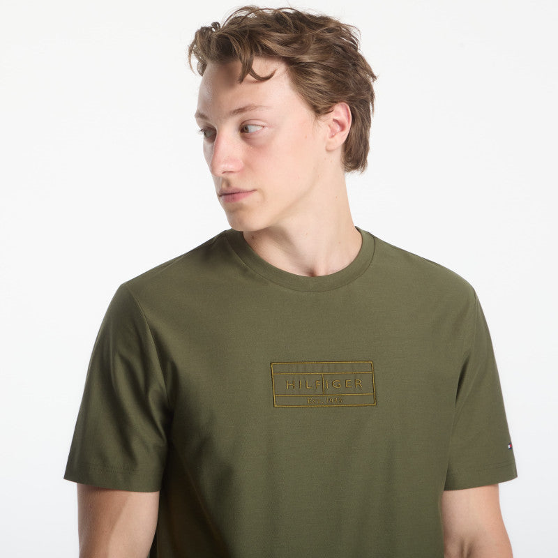 Tommy Hilfiger Mix Media Graphic Tee Huntsman Green