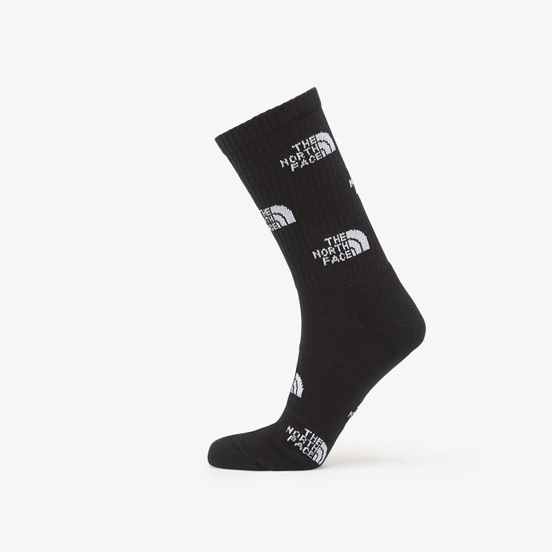 The North Face Everyday Crew Sock Logo 2-Pack TNF Black/ TNF White/ Outlet C